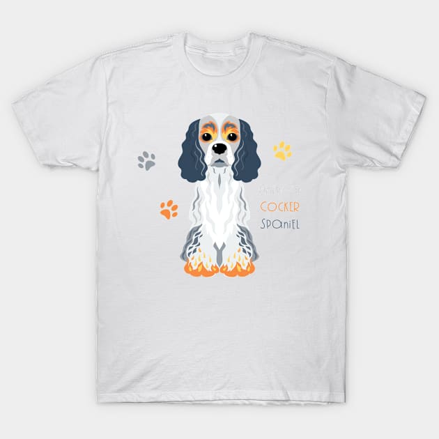 cooker spaniel T-Shirt by muchamad643